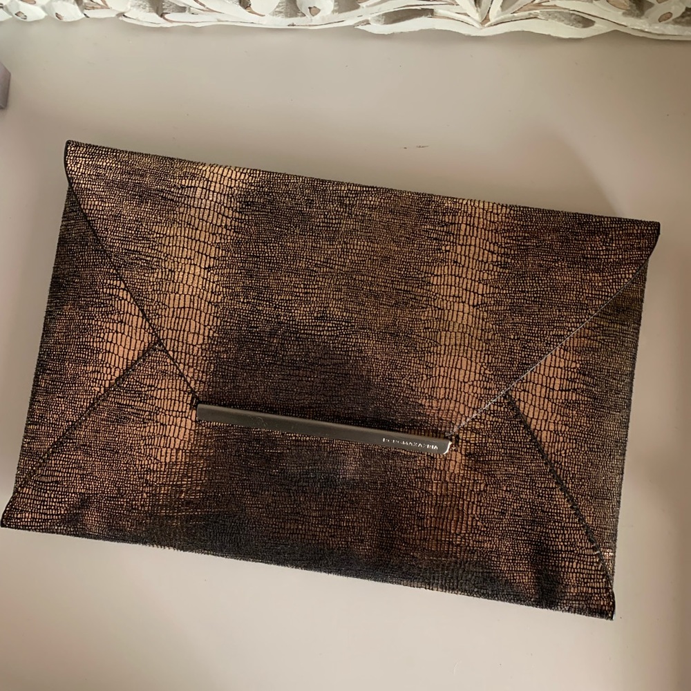 BCBG envelope clutch